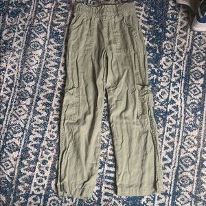 Kid’s Olive Cargo Pants